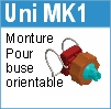 Monture pour buse orientable