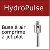 Hydropulse air actuated fan nozzle hydroPulse
