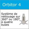 Orbitor 4 nozzle tank cleaner