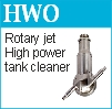 hydrowhirl orbitor high pressure tank washing nozzle