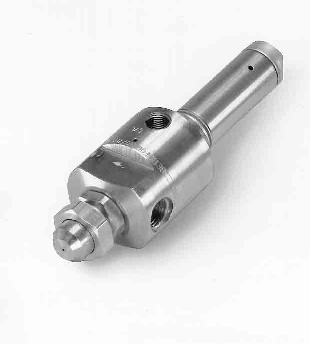 XASF à siphon, mélange interne, jet plat